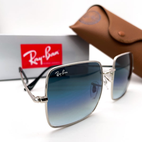 Silver Blue Squared Rayben